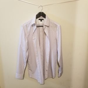 Banana Republic Non Iron Stripped Dress Shirt